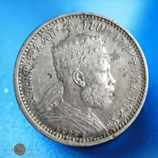 ETHIOPIE - 1/8 Birr 1895
