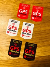 6 adesivi GPS TRACKING sticker