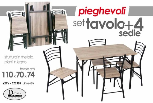 Set tavolo con sedie - 4,