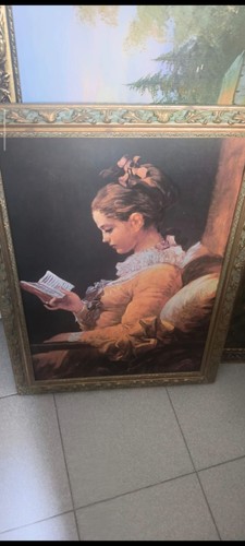 Quadro con cornice - , dorata