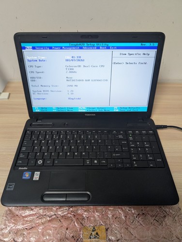 Toshiba satellite pro c650 - pro, c650-110
