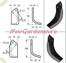 Kit zappe ricambi originali