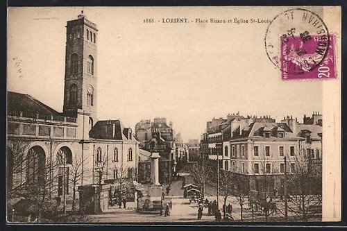 Cpa lorient place bisson et - lorient,,