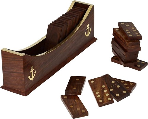 Domino vintage legno fatto - domino,