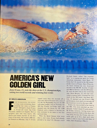 Janet evans campionessa - evans,