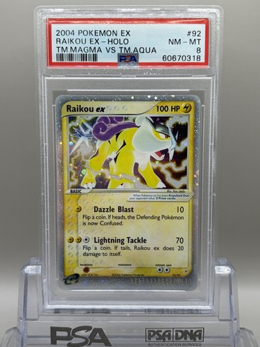 Carta pokémon raikou 92 - carta, ex