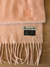 100% Lambswool Scarf — Blush