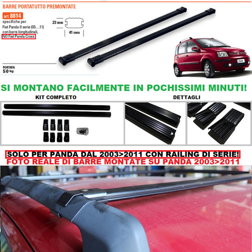 Barre portatutto premontate - barre,