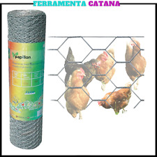 RETE METALLICA PER RECINZIONE ZINCATA H 100 RECINTO CONIGLI GALLINE PASTORALE