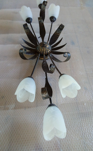 Lampadario plafoniera ferro - lampadario, in