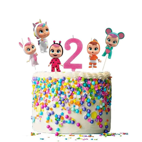 Set per decorazione torta cry - set,