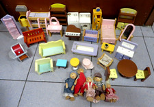 LOTTO MOBILETTI IN LEGNO / ARREDAMENTO CASA DELLE BAMBOLE -