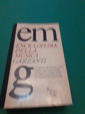 Enciclopedia della MUSICA Garzanti 1974 prima edizione