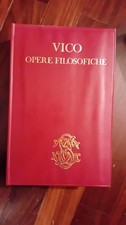 Giambattista Vico - Opere filosofiche -  Sansoni 1971