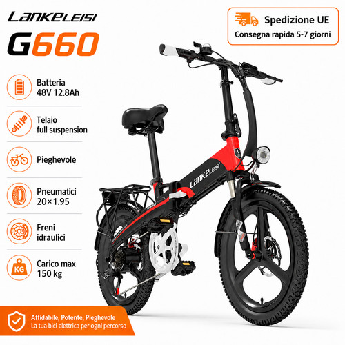 Bici elettrica g660 full - bici,