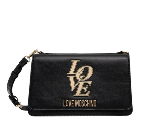 Borsa love moschino - croco, pu