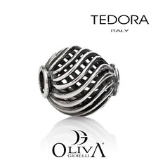 TEDORA BEAD IN ARGENTO 925