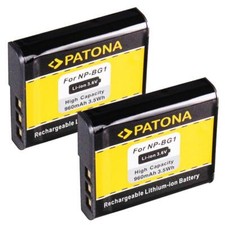 2x Batteria Patona NP-BG1 per