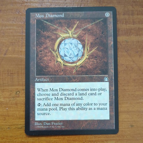 Mtg stronghold mox diamond - mtg,
