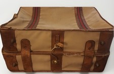 Gucci Valigia Borsa Indumento Italia Rosso Verde Striscia Web Bagaglio Viaggio Vintage