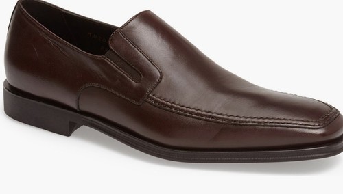 Mocassino slip marrone - slip,