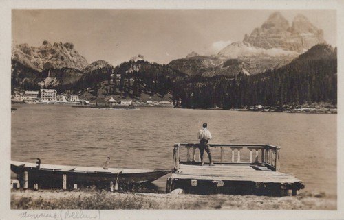 Cartolina lago misurina - cartolina,