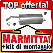 Silenziatore Posteriore per FORD ECOSPORT 1.0 EcoBoost 125CV 140CV 2013-2017