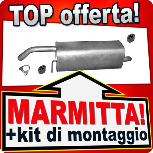 Silenziatore posteriore per - silenziatore,