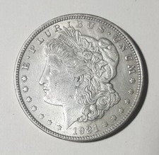 un dollaro del 1921 Morgan in argento SPL ONE DOLLAR - No euro
