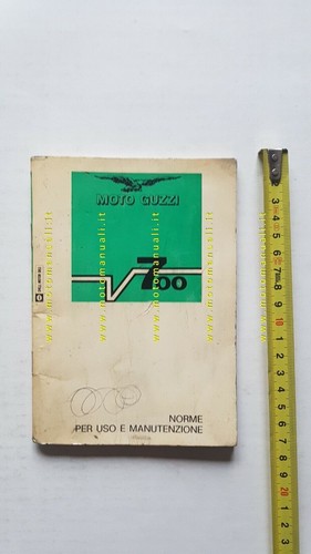 Moto guzzi 700 1971 manuale - moto,