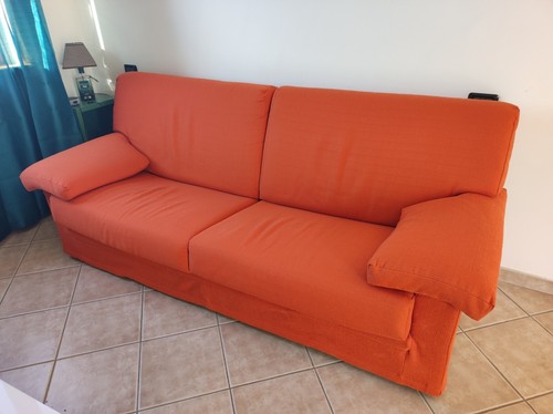 Arredamento divano arancione - arredamento,