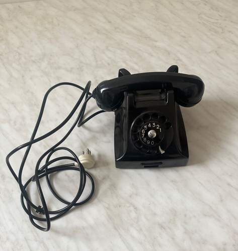 Telefono bachelite nero - bachelite,