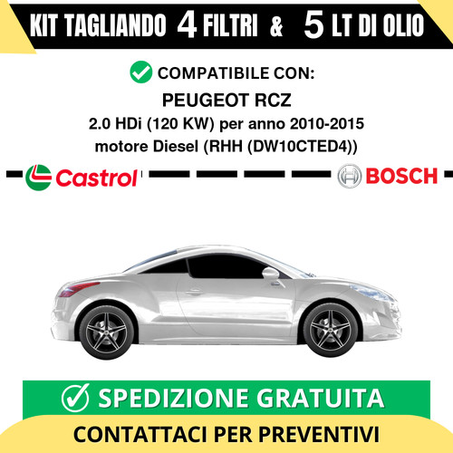 Tagliando filtri bosch 5 - 4,