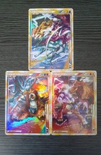 Trio Leggendario Set Carte Pokémon Custom Fan Made Holographic 