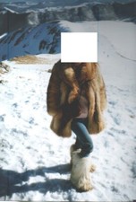 Pelliccia di marmotta color miele taglia 44-46 - Napoli