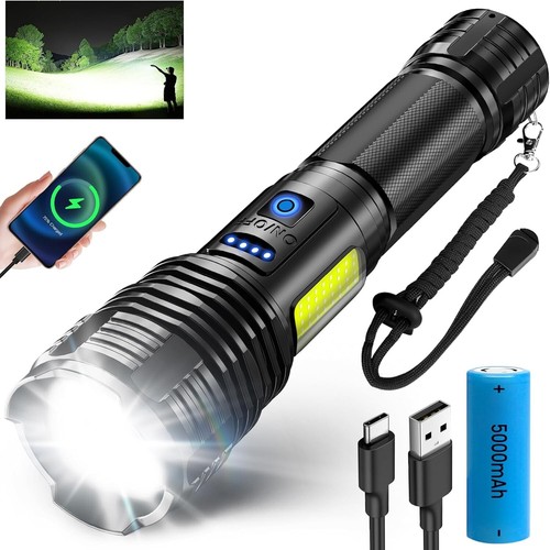Torcia led ricaricabile 500000 - ricaricabile,