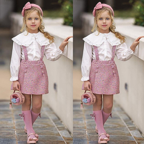 Set vestito bambina tinta