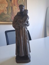 Antico fusione bronzo Sant Antonio da Padova