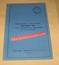 RIZZATO CATALOGO SMONTAGGIO MONTAGGIO MOTORE 122 KICK STARTER PEDALIERA