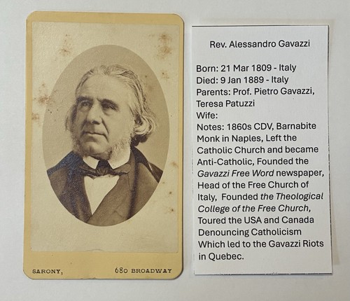 Cdv alessandro gavazzi - cdv,