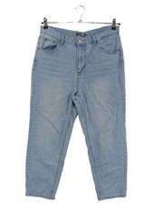 BOOHOO Jeans a vita alta Donna Jeans Taglia IT 46 blu stile casual
