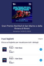 Biglietti Moto GP Misano  Prato 1