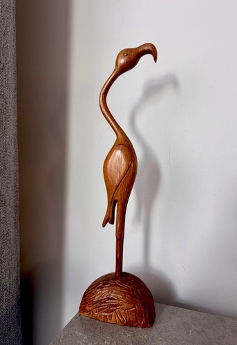 Statuina legno vintage - in,