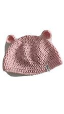 Cappellino Neonata Uncinetto orsetto 
