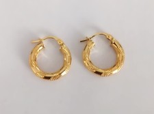 ORECCHINI CERCHIO puntinato