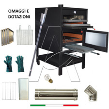 Forno a legna con bruciatore