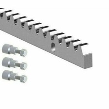 CREMAGLIERA 30X12 ACCIAIO FERRO ZINCATO ZINCATA PER CANCELLO CANCELLI SCORREVOLE