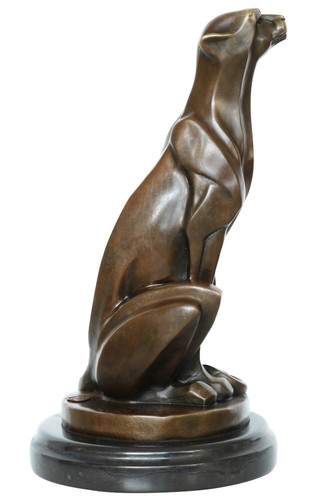 Scultura ghepardo bronzo - ghepardo, in