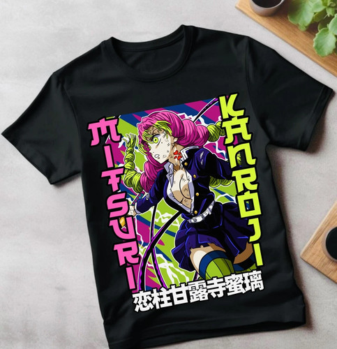 Shirt nera demon slayer - t-shirt,