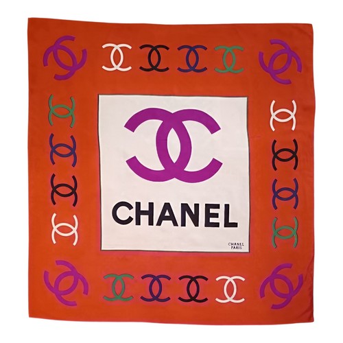 Foulard chanel vintage - chanel, logo